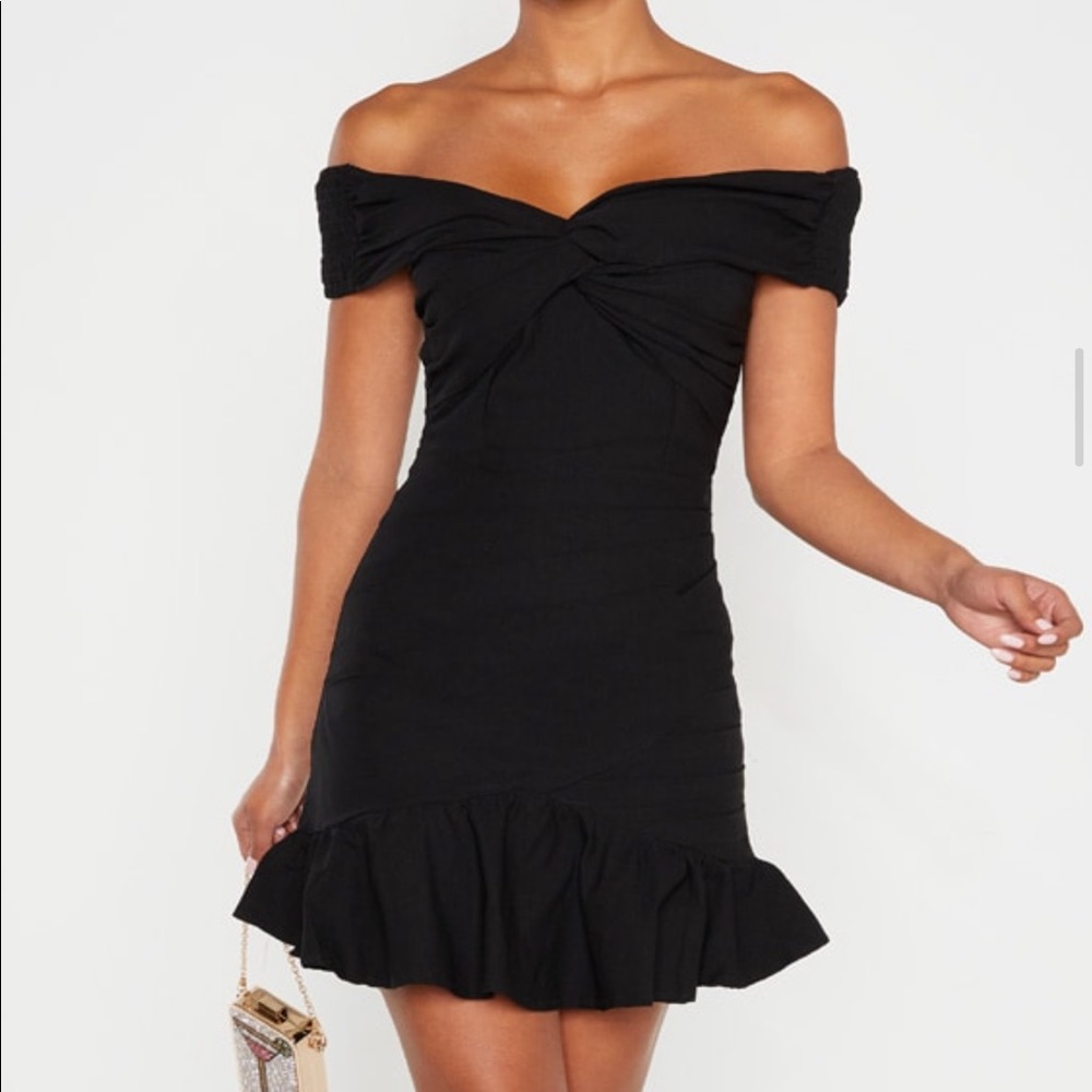 Black cocktail dress